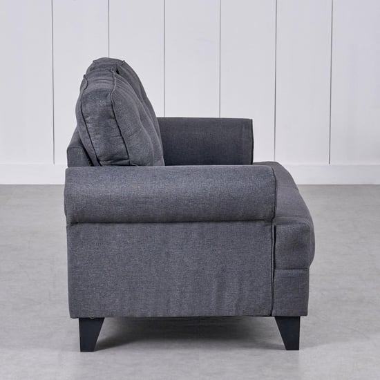 Helios California Fabric 3+2 Seater Sofa Set - Grey