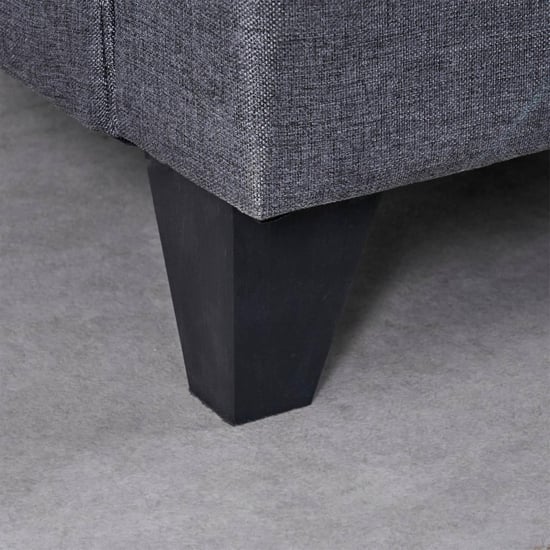 Helios California Fabric 3+1+1 Seater Sofa Set - Grey