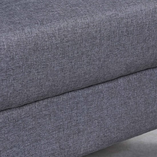 Helios California Fabric 3+1+1 Seater Sofa Set - Grey