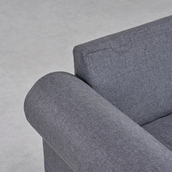 Helios California Fabric 3+1+1 Seater Sofa Set - Grey