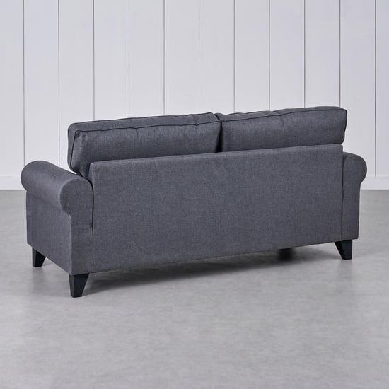 Helios California Fabric 3+1+1 Seater Sofa Set - Grey
