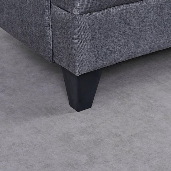 Helios California Fabric 3+1+1 Seater Sofa Set - Grey