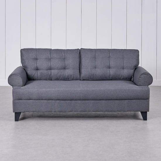 Helios California Fabric 3+1+1 Seater Sofa Set - Grey