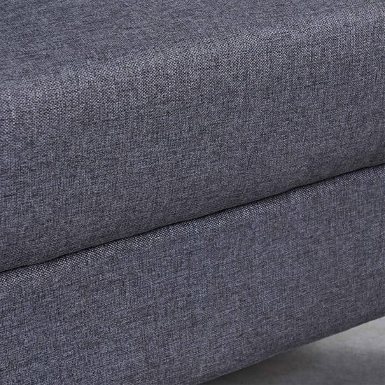 Helios California Fabric 3+1+1 Seater Sofa Set - Grey