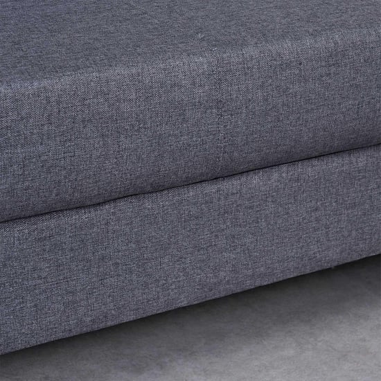 Helios California Fabric 3+1+1 Seater Sofa Set - Grey