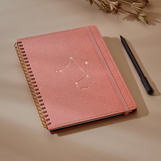 Corsica Zodiac Libra Hard Cover A5 Notebook