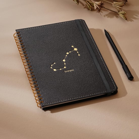 Corsica Zodiac Scorpio Hard Cover A5 Notebook