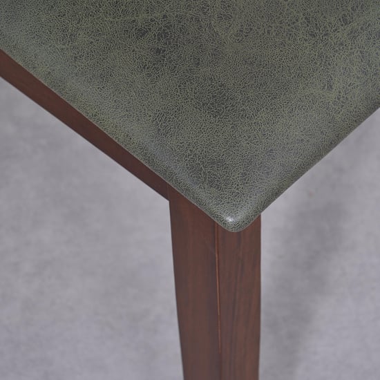 Harmony Sia Faux Marble 4-Seater Dining Set with Chairs - White and Green