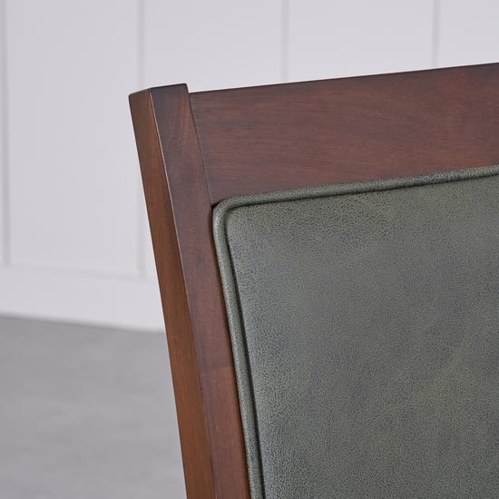 Harmony Sia Faux Marble 4-Seater Dining Set with Chairs - White and Green