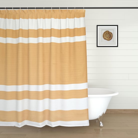 Richmond Cortina Striped Shower Curtain with Hooks - 180x180cm