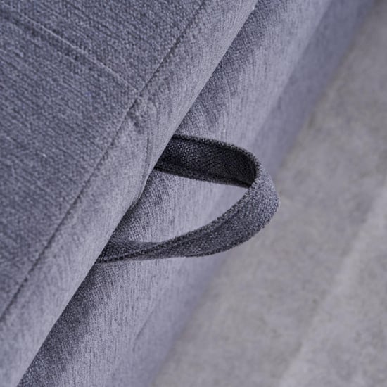 Woodland Fabric 2-Seater Storage Sofa Bed with Interchangeable Chaise - Grey