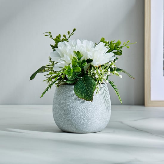 Gloria Artificial Flowers in Paper Pot