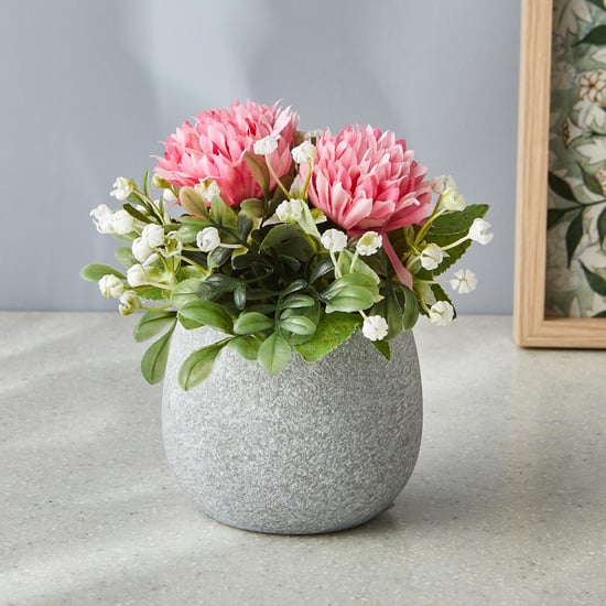 Gloria Artificial Flowers In Paper Pot