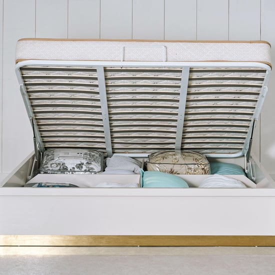 Vegas Luxe King Bed with Hydraulic Storage - Grey