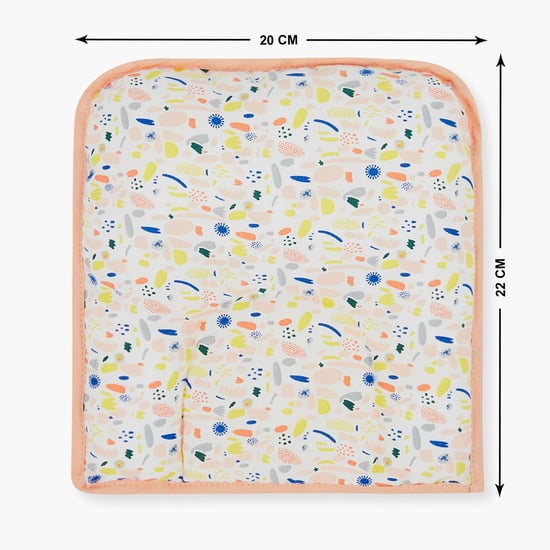 PORTICO Little Peaches Cotton Infant U-Shaped Pillow - 22x20cm