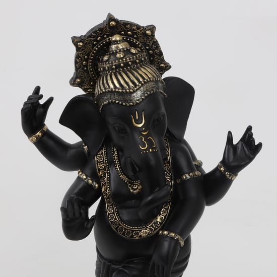 Dhyana Polyresin Dancing Ganesha Figurine