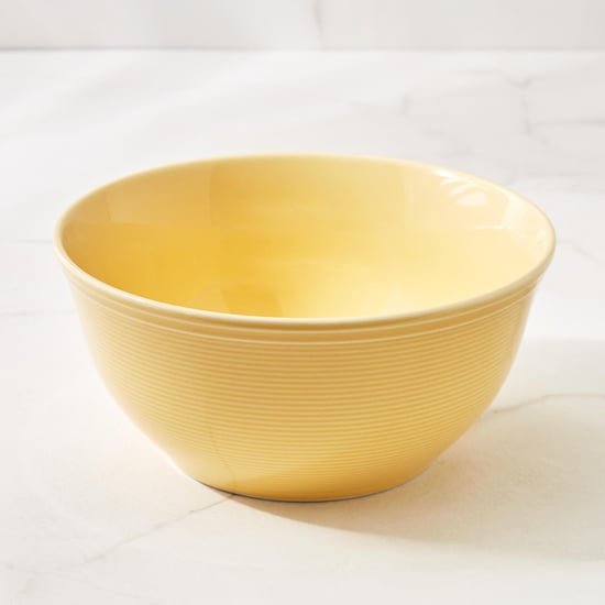 Colour Refresh Rhythm Porcelain Striped Cereal Bowl - 600ml