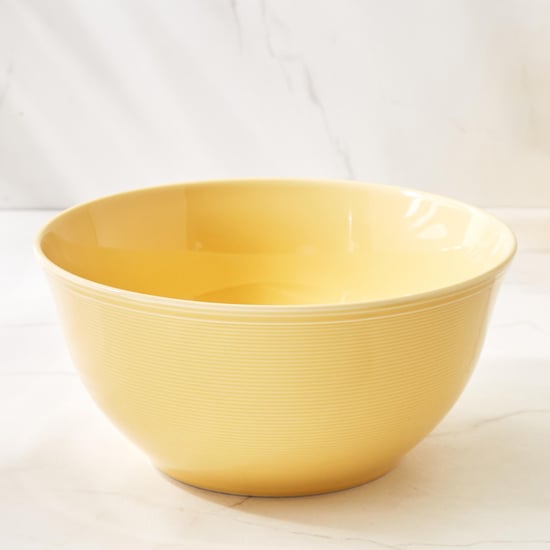 Colour Refresh Rhythm Porcelain Striped Serving Bowl - 800ml