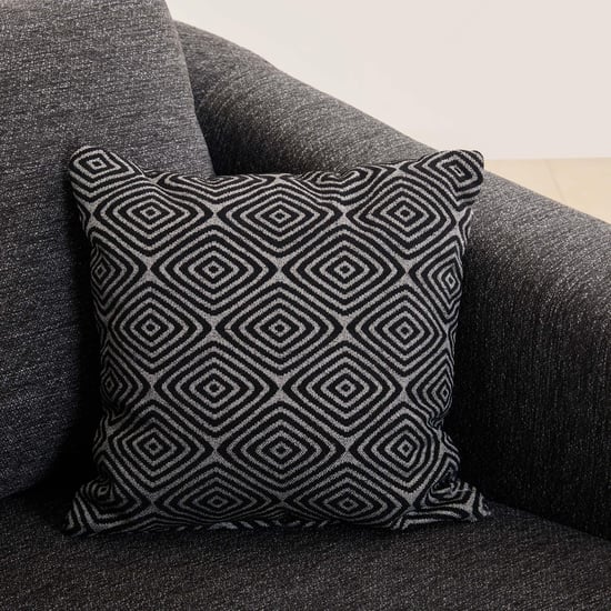 Reinvented Heritage Fabric 2-Seater Sofa with Cushions - Grey