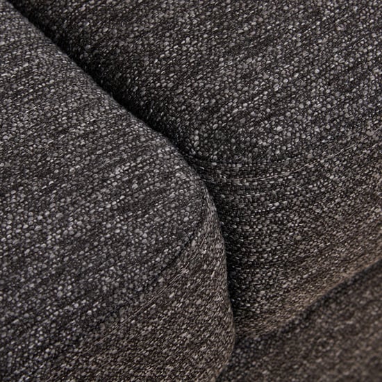 Reinvented Heritage Fabric 2-Seater Sofa with Cushions - Grey