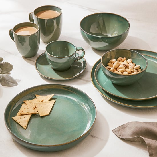 Capiz Verde Porcelain Cup and Saucer - 180ml