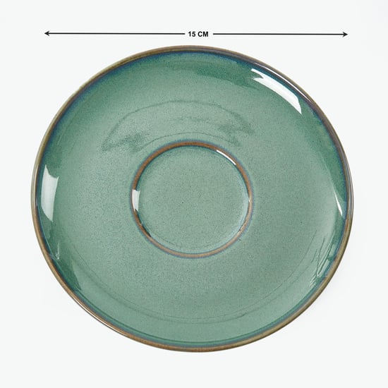 Capiz Verde Porcelain Cup and Saucer - 180ml