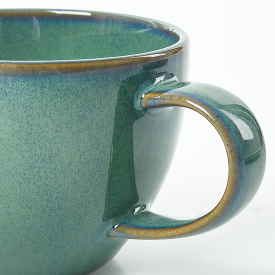 Capiz Verde Porcelain Cup and Saucer - 180ml