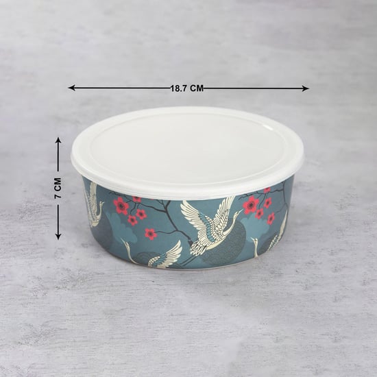 INDIA CIRCUS Aerial Moments Set of 4 Bamboo Fibre Storage Containers