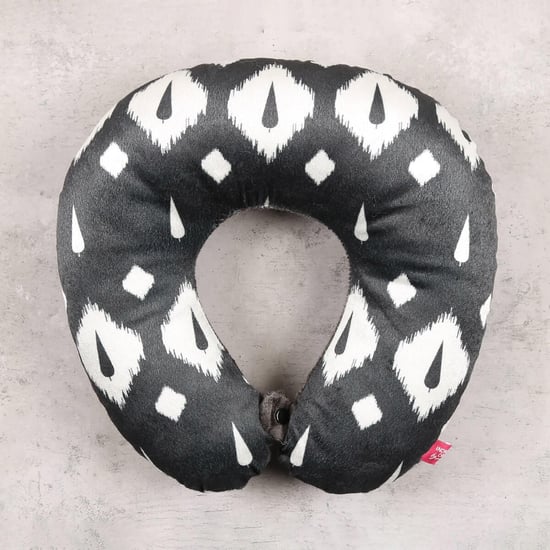 INDIA CIRCUS Conifer Symmetry Printed Neck Pillow