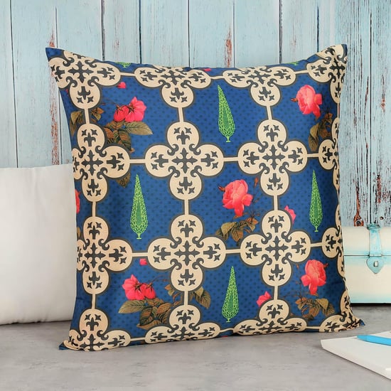 INDIA CIRCUS Clover's Knotty Play Printed Cushion Cover - 41x41cm