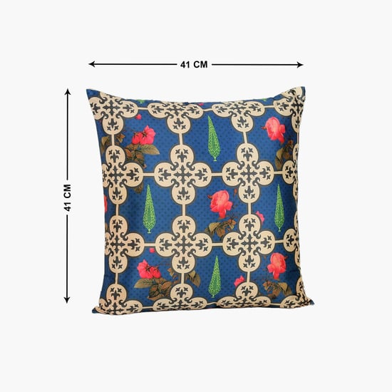 INDIA CIRCUS Clover's Knotty Play Printed Cushion Cover - 41x41cm