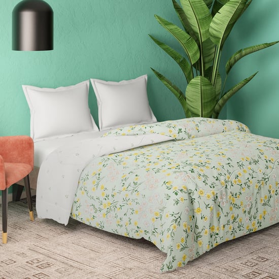 PORTICO Whispering Tales Cotton Printed Double Comforter