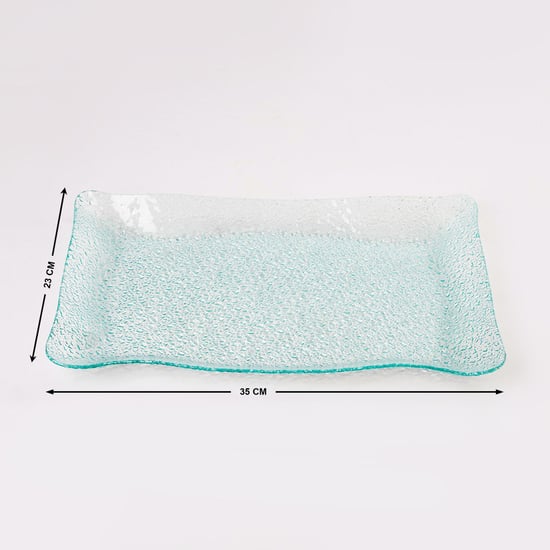 Abaco Barney Glass Serving Platter - 35x23cm