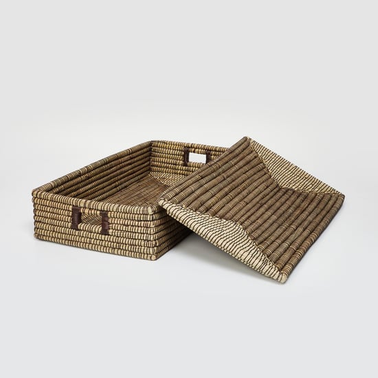 Wilton Reed Seagrass Underbed Storage Box with Lid