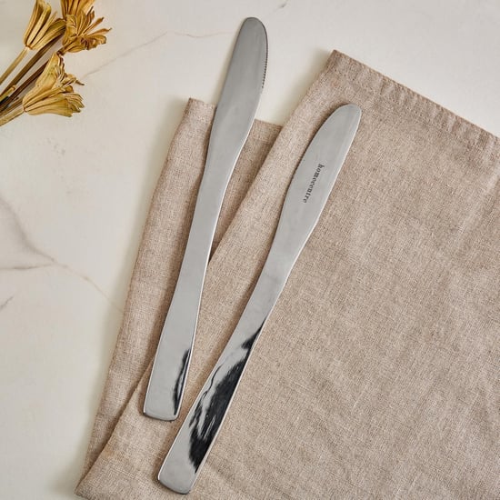 Glister Dune Set of 2 Stainless Steel Dessert Knife