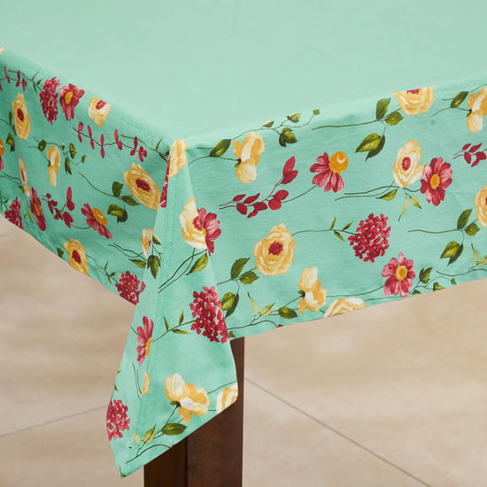 Drake Begonia Cotton Printed Table Cover - 200x150cm
