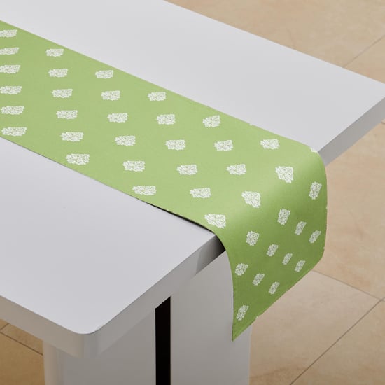 Drake Botanica Cotton Printed Reversible Table Runner