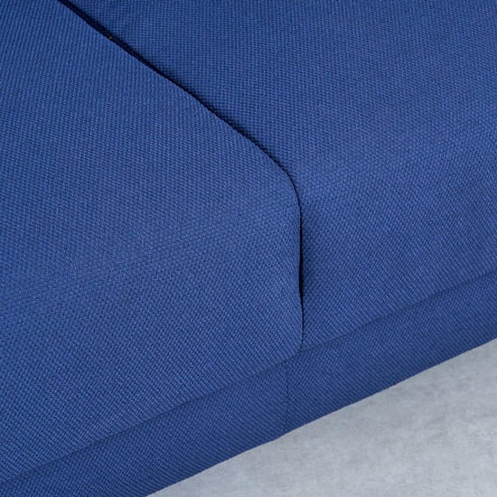 Ocean Fabric 3+2 Seater Sofa Set with Cushions - Blue