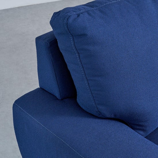 Ocean Fabric 3+2 Seater Sofa Set with Cushions - Blue