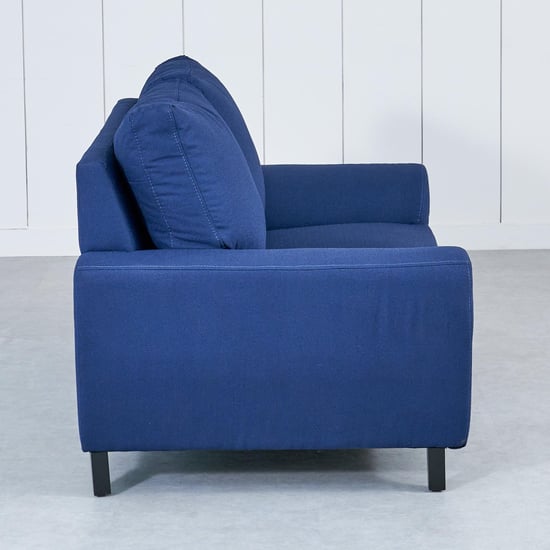 Ocean Fabric 3+2 Seater Sofa Set with Cushions - Blue