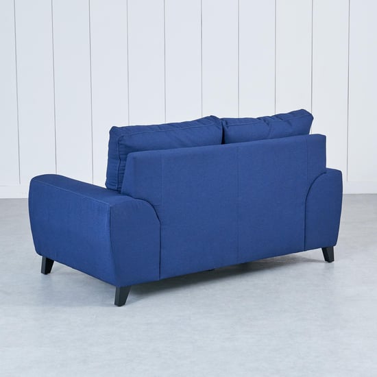 Ocean Fabric 3+2 Seater Sofa Set with Cushions - Blue
