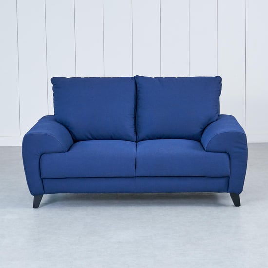 Ocean Fabric 3+2 Seater Sofa Set with Cushions - Blue