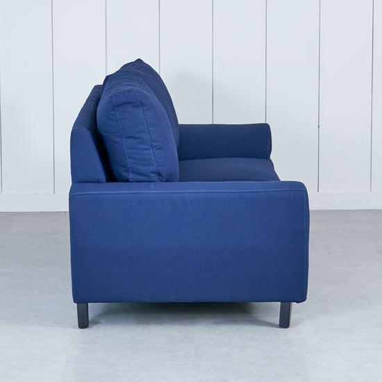 Ocean Fabric 3+2 Seater Sofa Set with Cushions - Blue