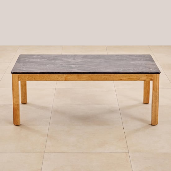 Santorini Faux Marble Top Coffee Table - Grey