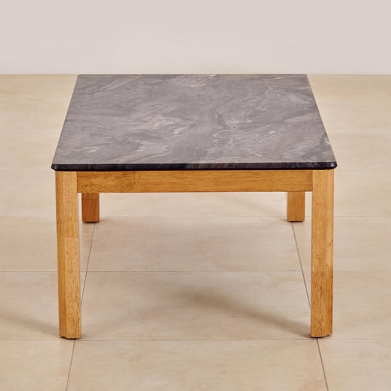 Santorini Faux Marble Top Coffee Table - Grey