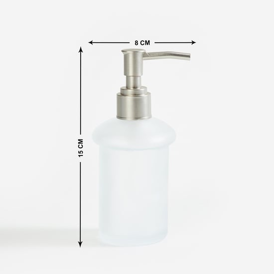 Orion Petra Glass Wall-Mounted Soap Dispenser - 160ml