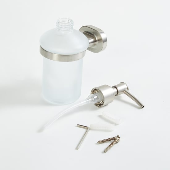 Orion Petra Glass Wall-Mounted Soap Dispenser - 160ml