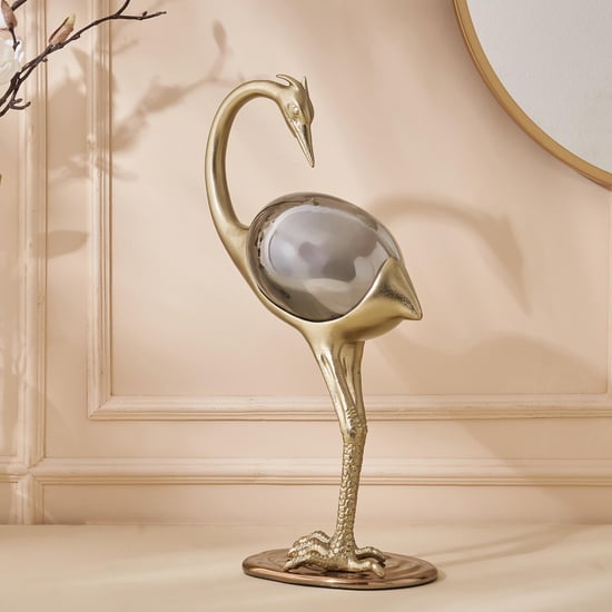 Eternity Vivere Metal & Glass Heron Figurine