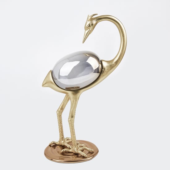 Eternity Vivere Metal & Glass Heron Figurine