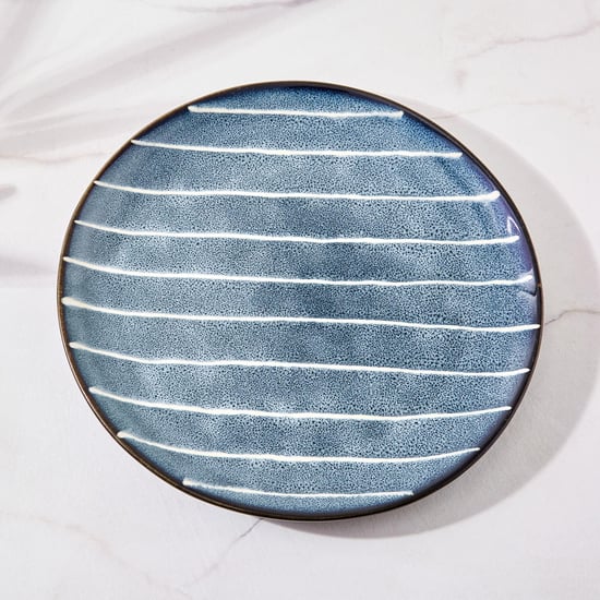 Cerradura Stoneware Striped Side Plate - 20cm